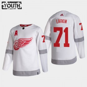 Detroit Red Wings Dylan Larkin 71 2020-2021 Reverse Retro Trikot Authentic - Kinder